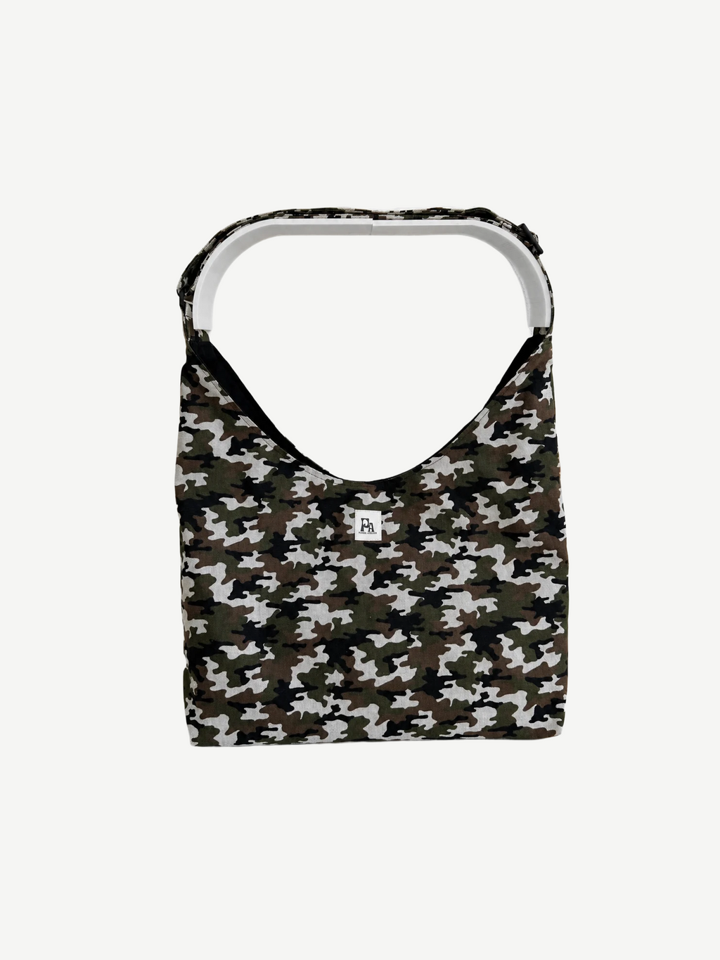 Crossbody Bag Large Camo with Buckle
