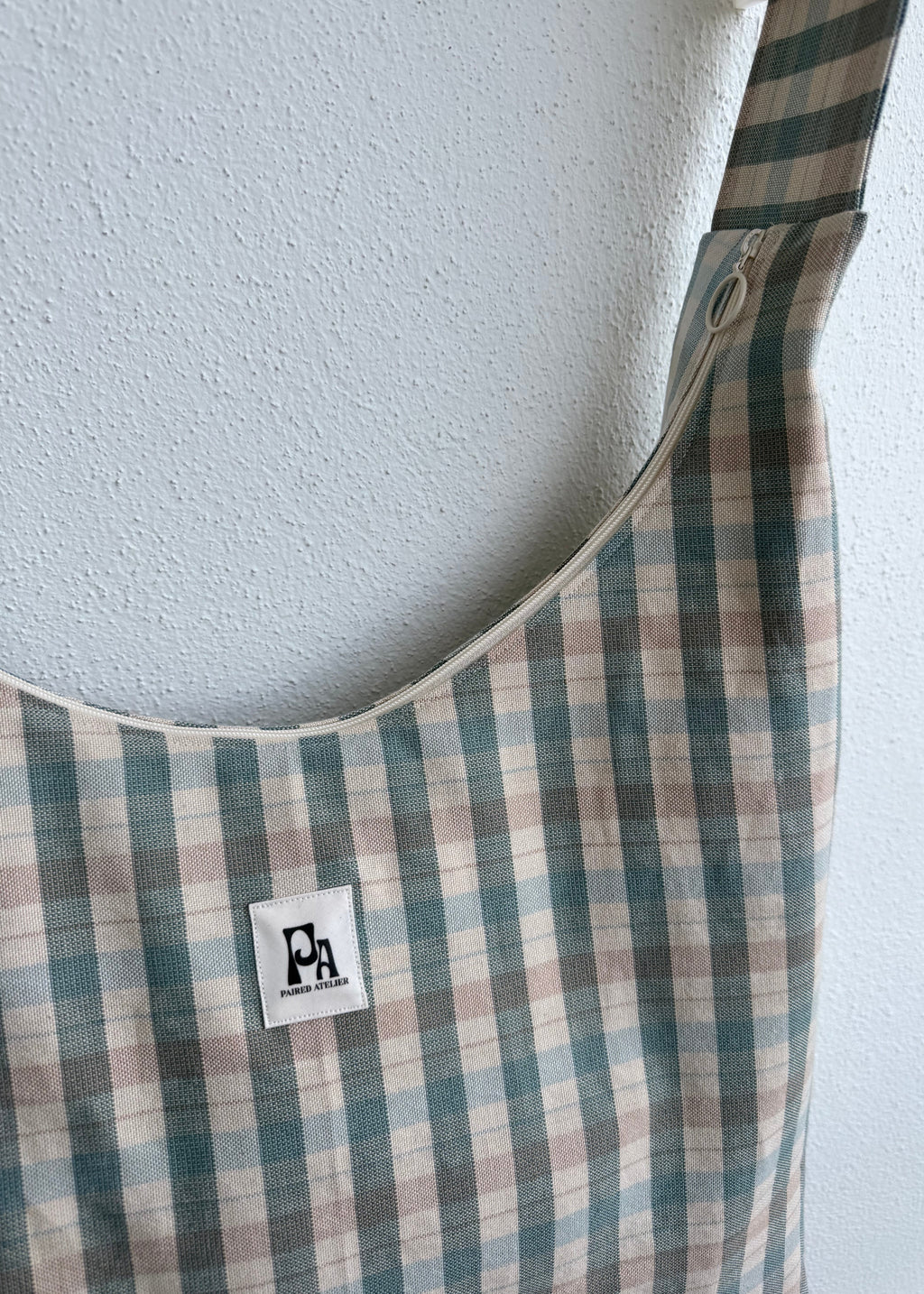 Crossbody Bag Medium Moss Check med dragkedja