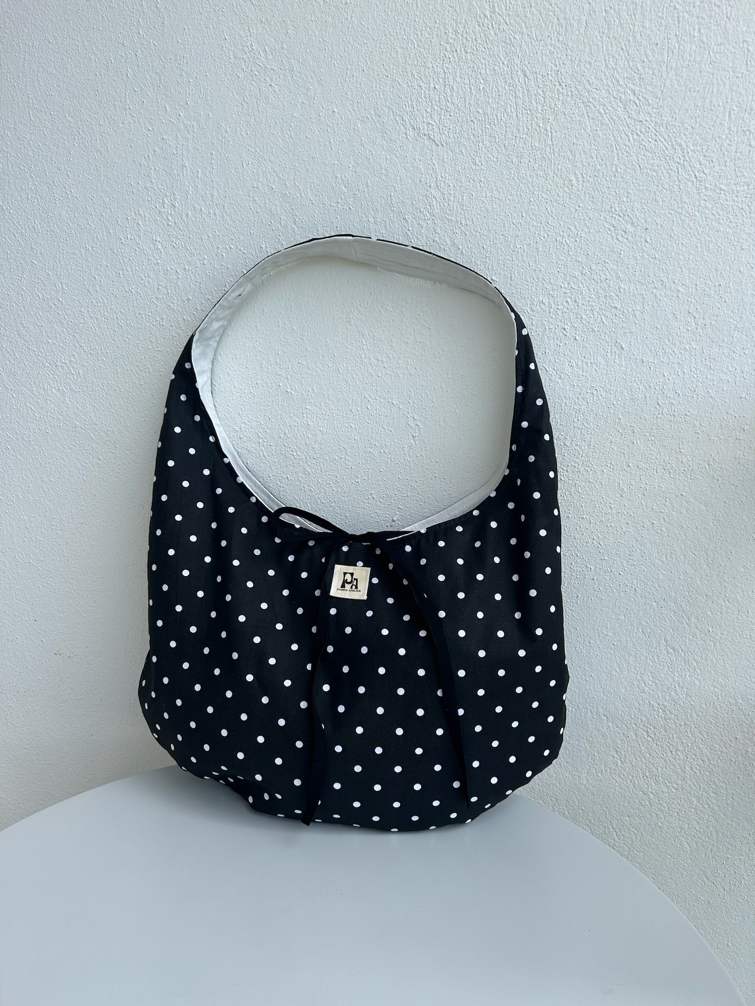 Hobo bag Rundad Polkadot